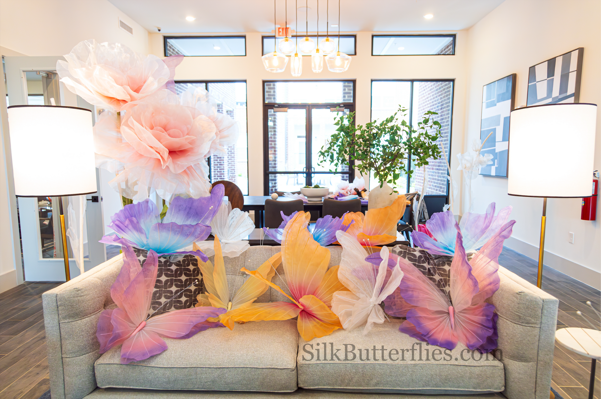 Giant Butterflies decor
