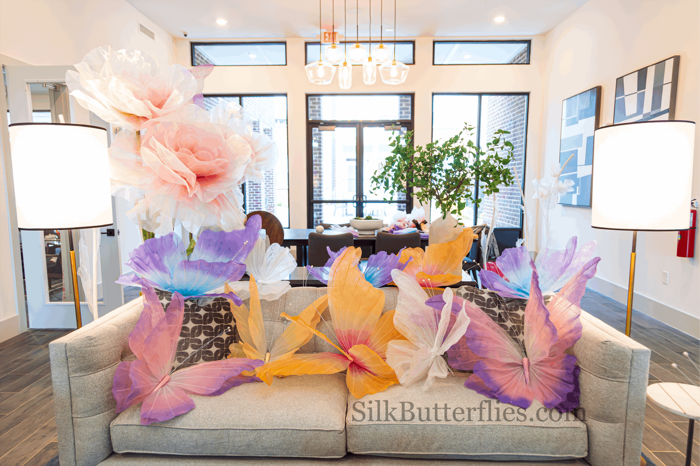 Butterflies for event decor