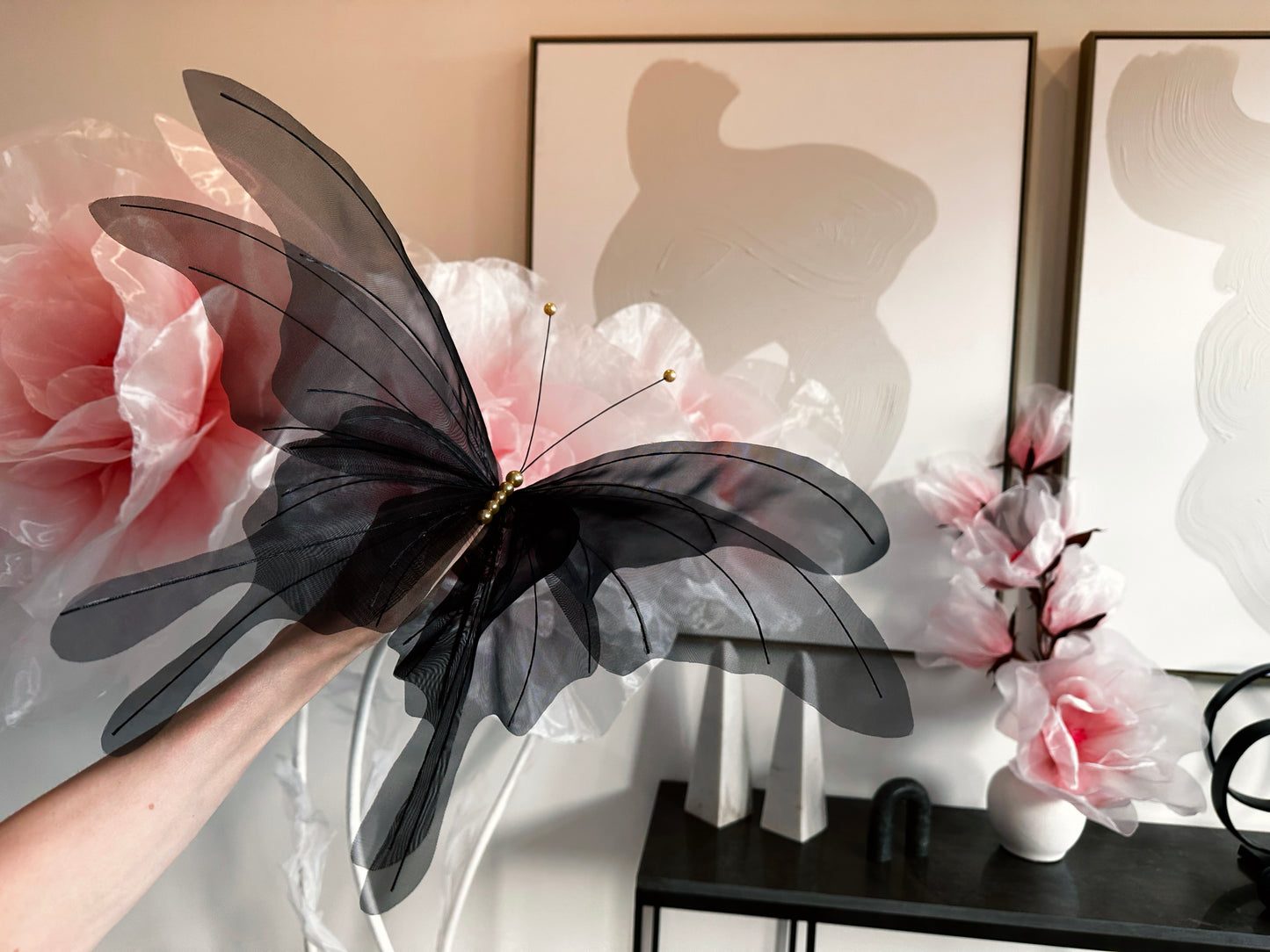 Strong Silk Organza for Giant Butterflies and Flowers cut by yard