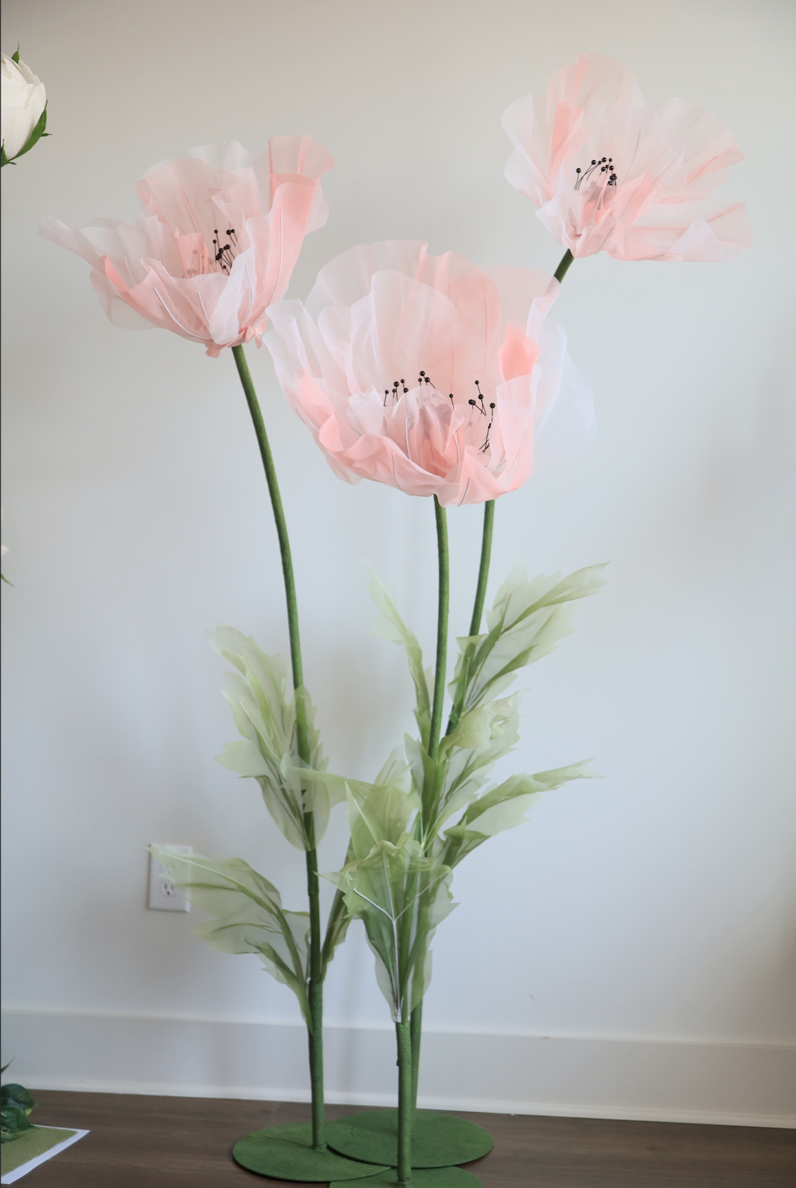 Giant Silk Flowers