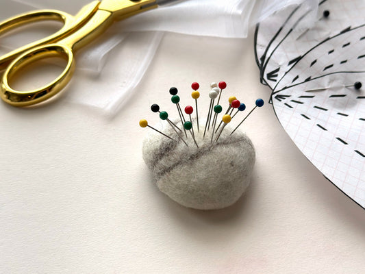 Handmade Pincushion Wool Stone With Magnet inside