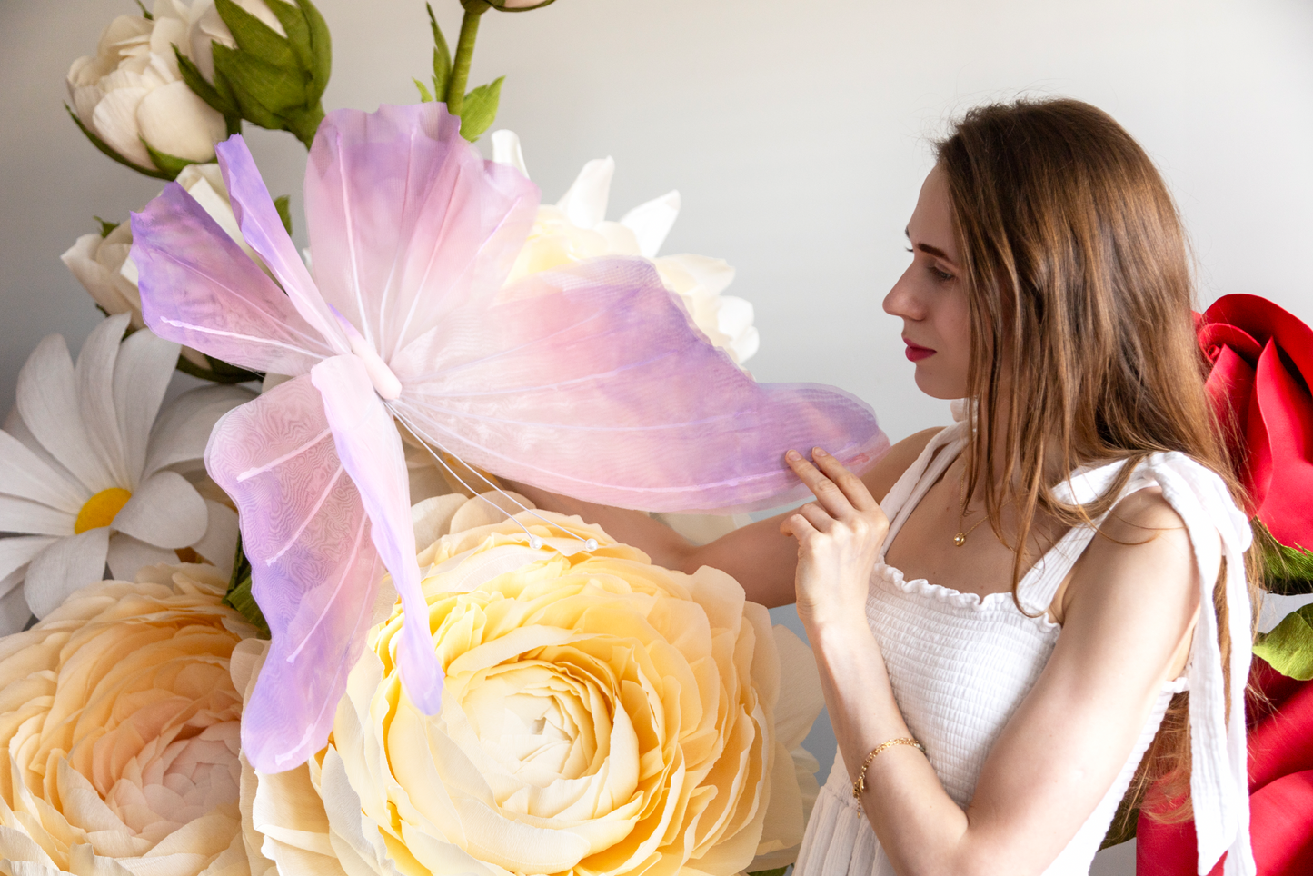 Giant Butterflies decor for wedding