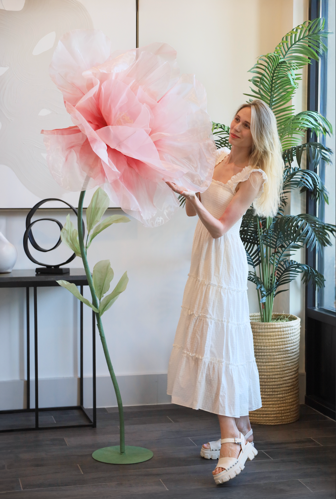Pedido personalizado de Emma 6 flores gigantes (depósito de segurança de 50%)