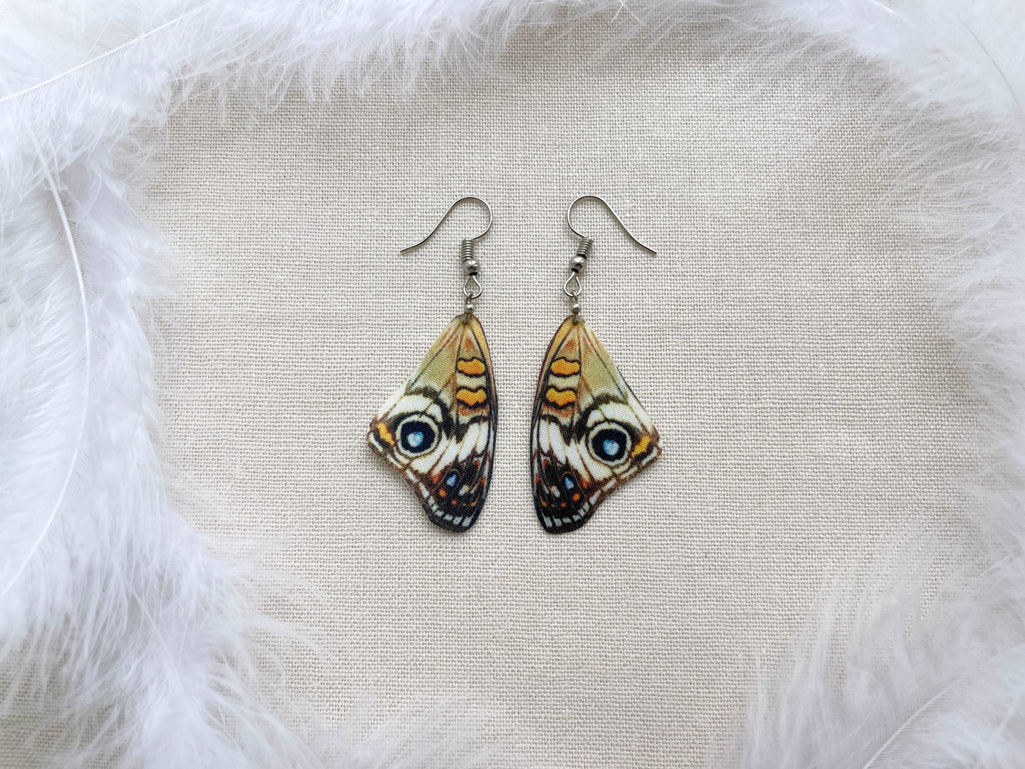 Dainty and Beautiful Butterfly Wing Earrings