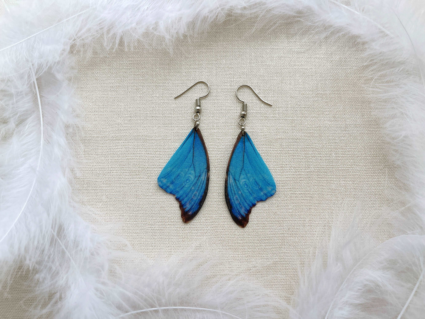 Delicate Butterfly Wing Earrings in Y2K Wing Drop Design