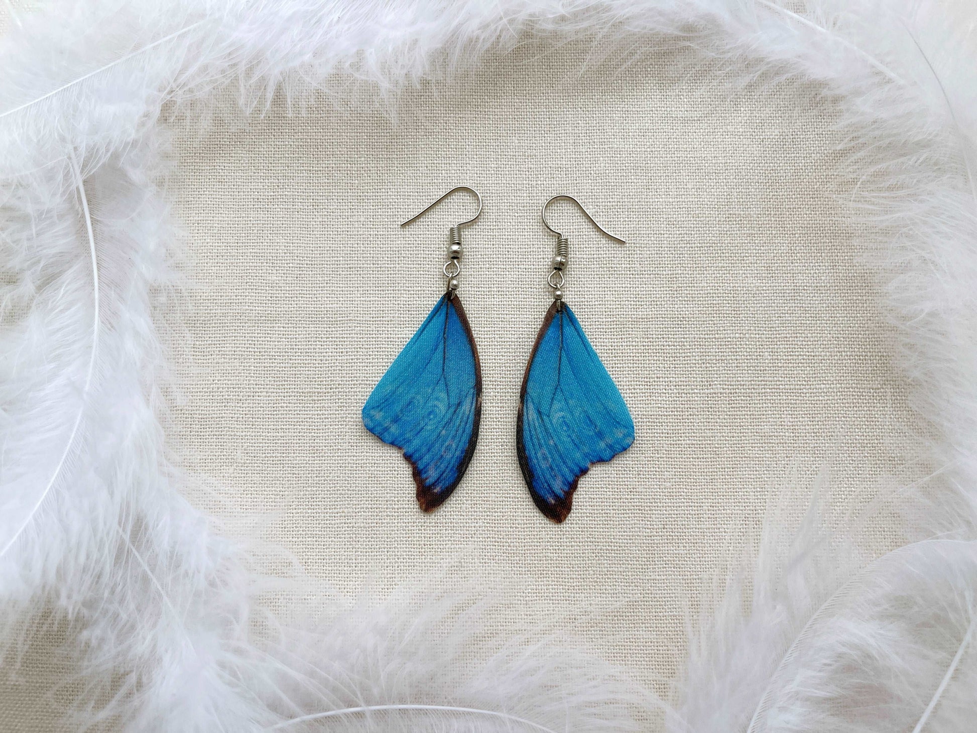 Delicate Butterfly Wing Earrings in Y2K Wing Drop Design