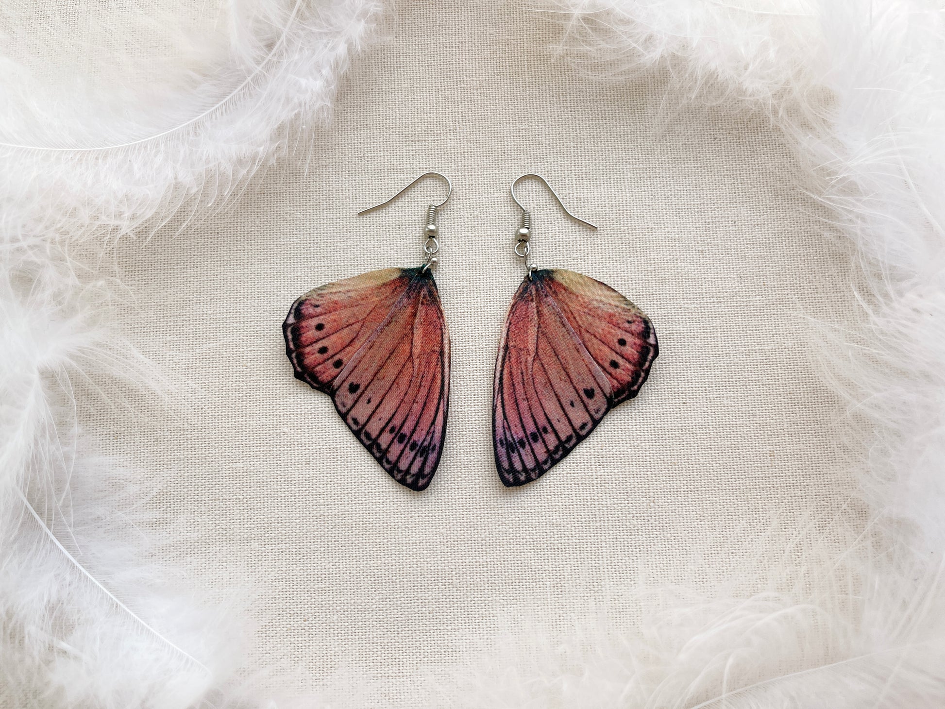 Light Pink Earrings - feminine and versatile