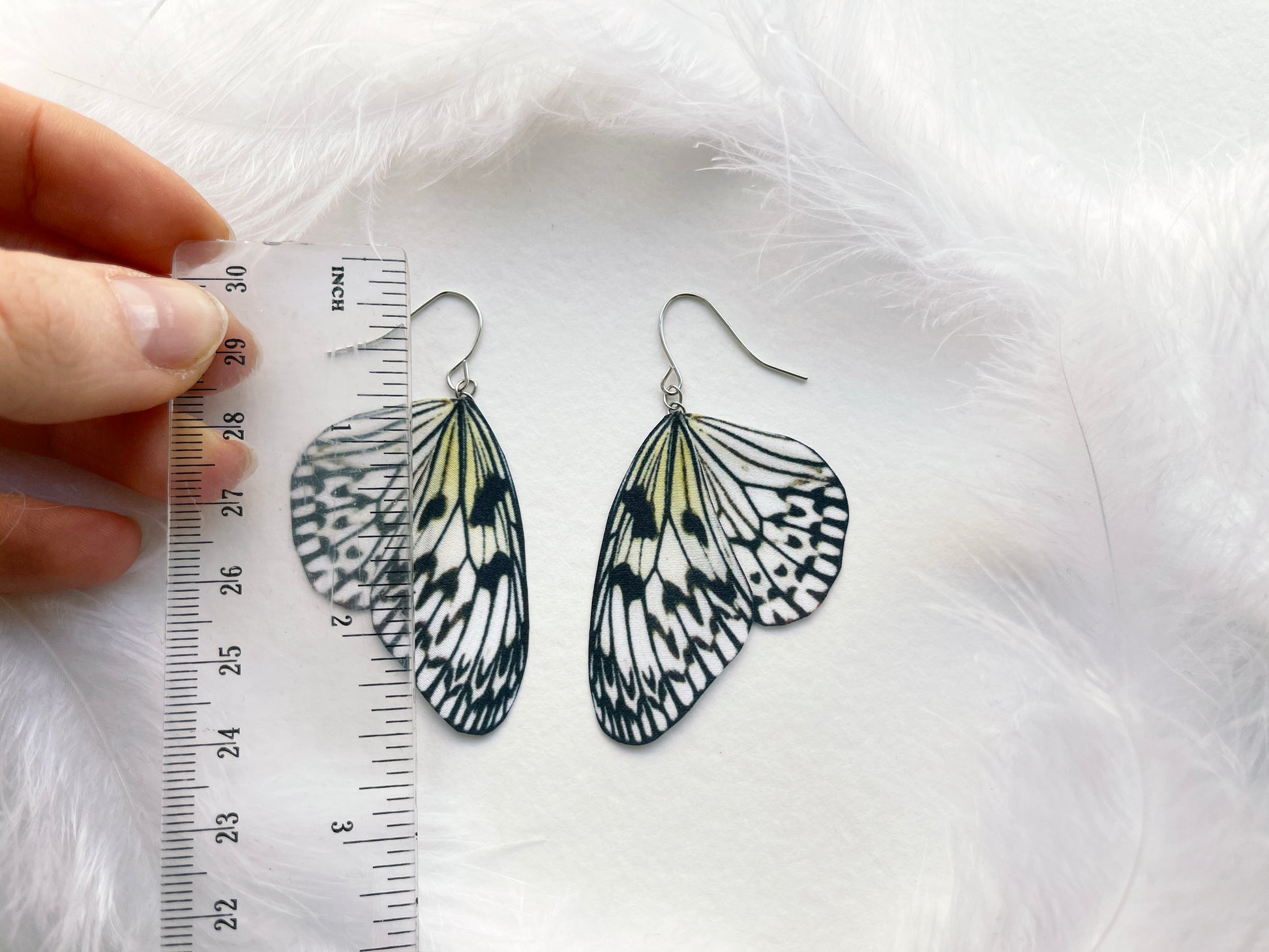 Boho Chic Paper Kite Butterfly Wing Earrings for Women