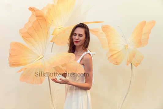 Giant Yellow Butterfly for event decor