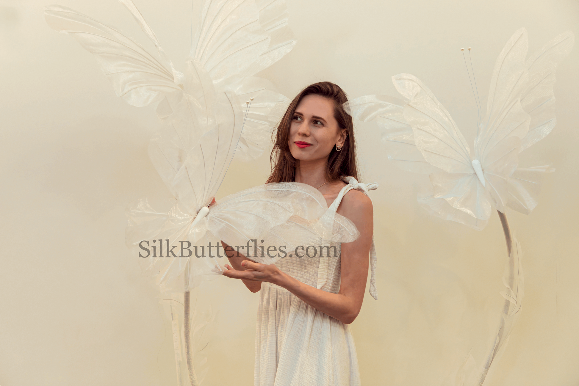 Silk Butterflies for event decor