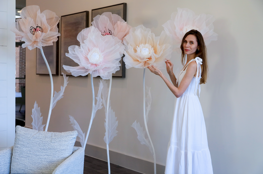 Ivory Shades Giant Flower
