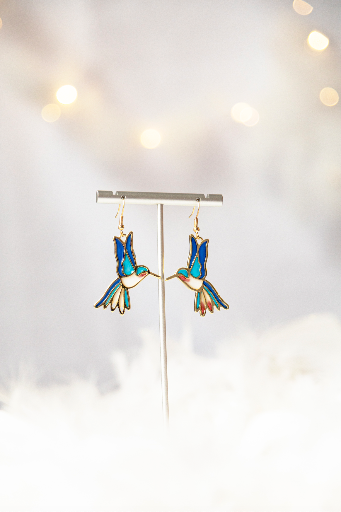 Handmade hummingbird earrings perfect gift for best friend