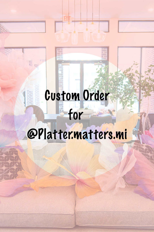 Custom order for @Platter.matters.mi Bases + Stems