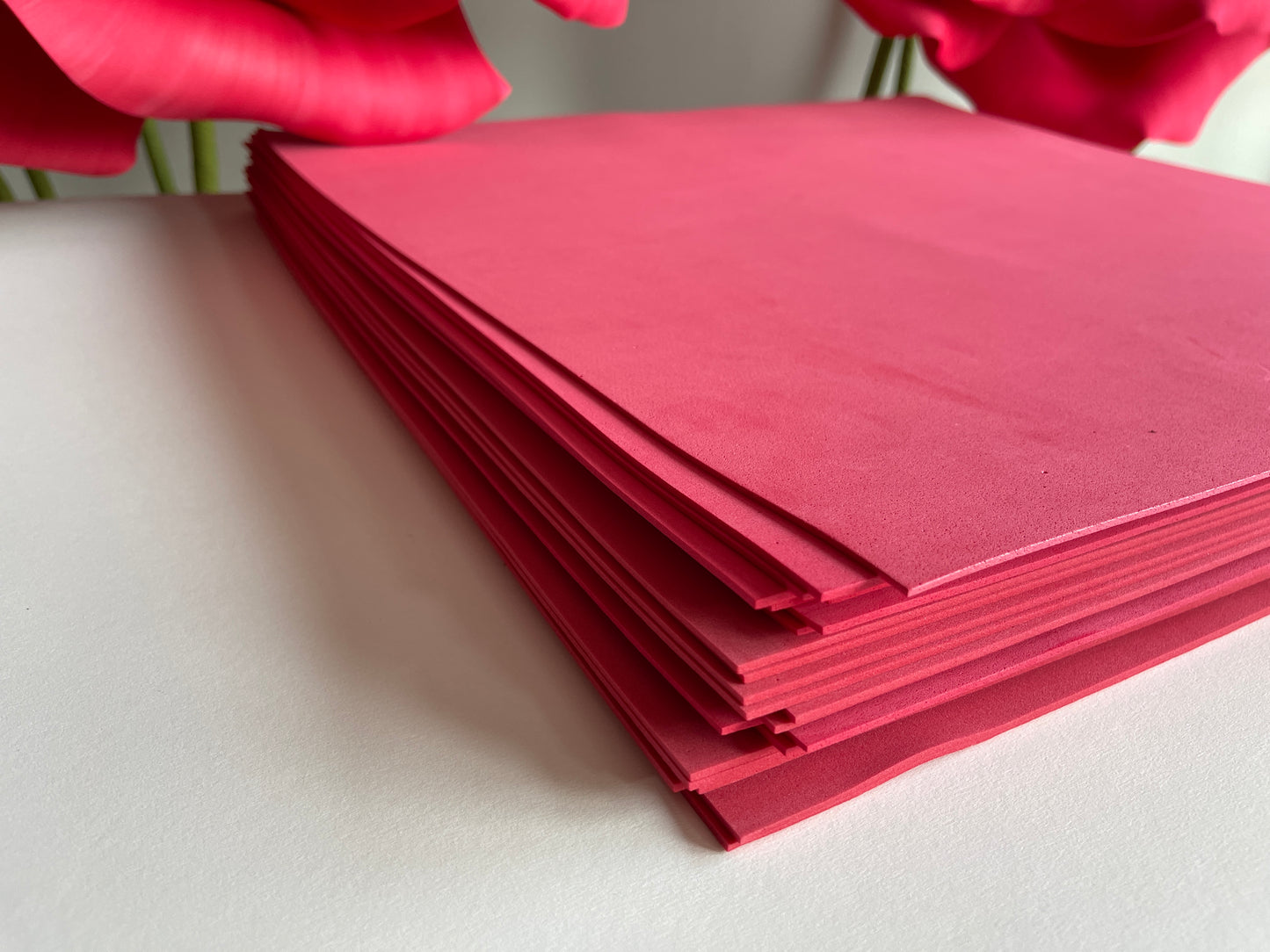 Pre Order for Soft Eva Foam 2 mm thickness Sheets 50x50 cm for Giant Flowers Making