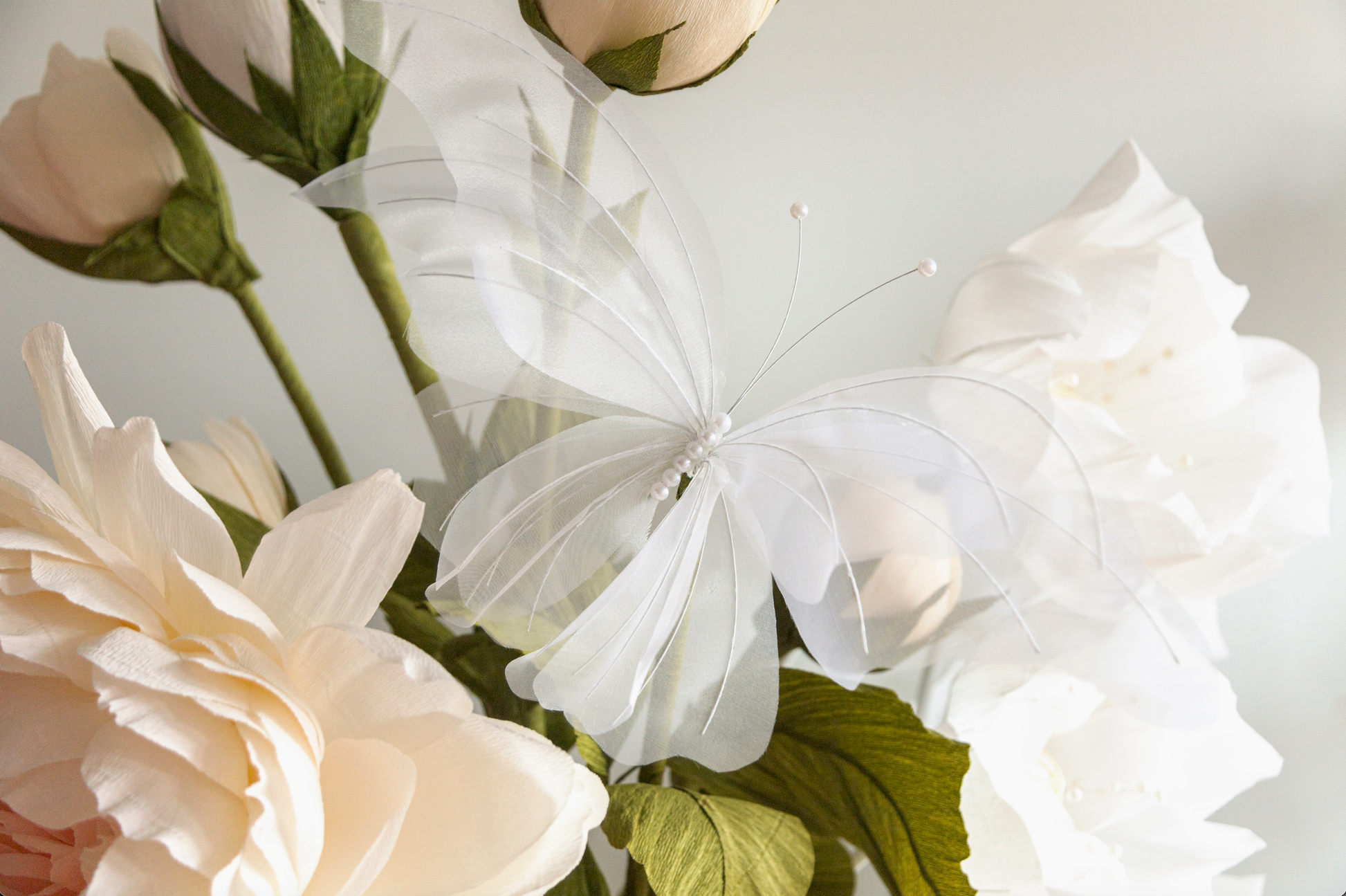 TaTalife Mariposa artificial, mariposas de seda, mariposas para  manualidades para arreglos florales, decoración de estacas de mariposa 3D,  decoración