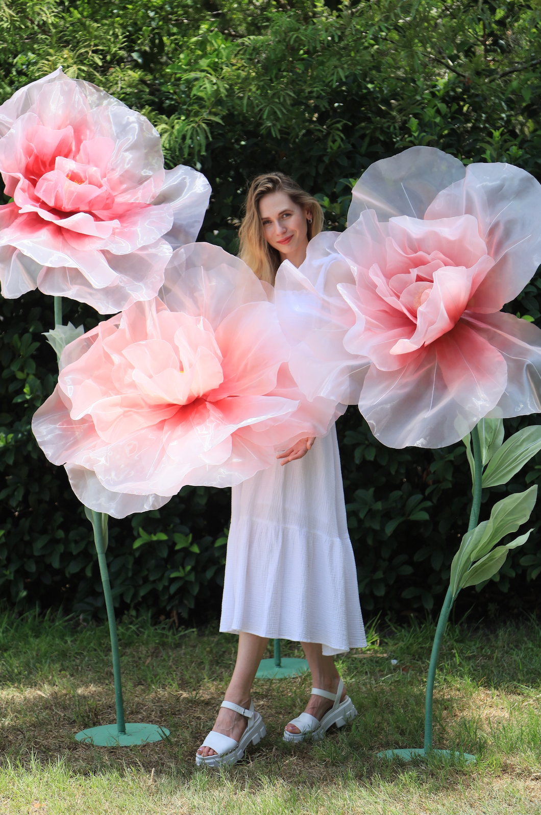 Giant Pink Peonies for Event Decor