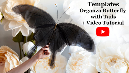 Templates for Giant Butterfly decor DIY