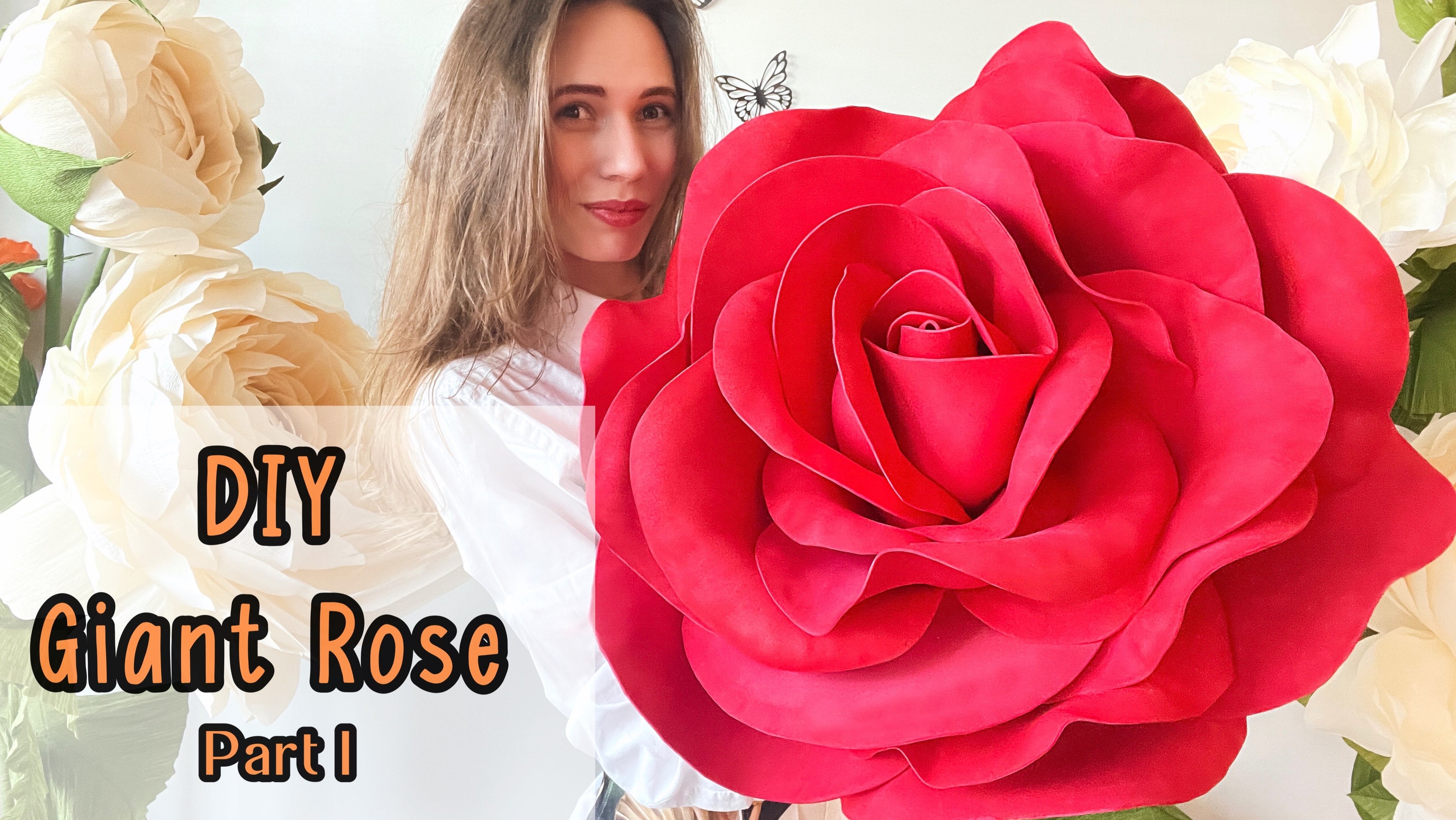 DIY tutorial for Giant Flowers