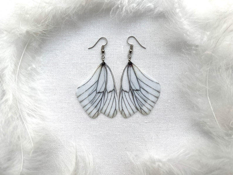 Cool moth wing earrings for women