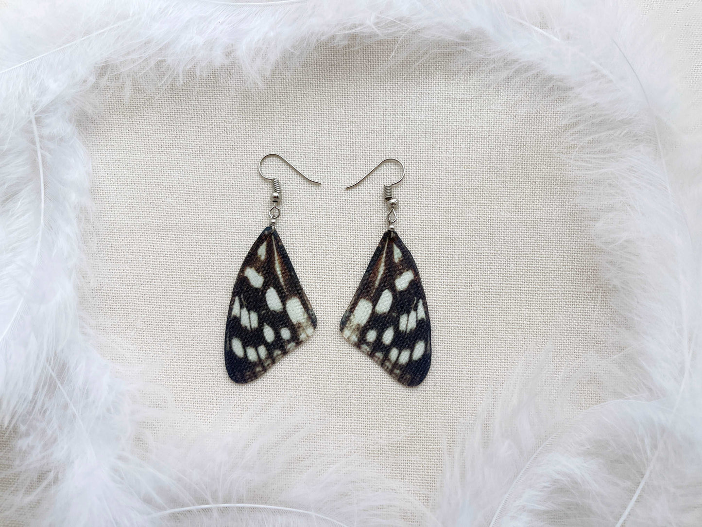 Cute Gift for Her: Butterfly Wings Earrings in Minimalist Design