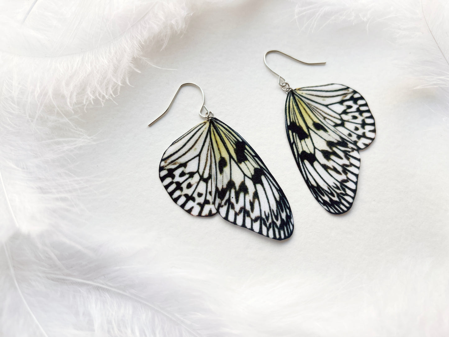 Boho Chic Paper Kite Butterfly Wing Earrings for Women