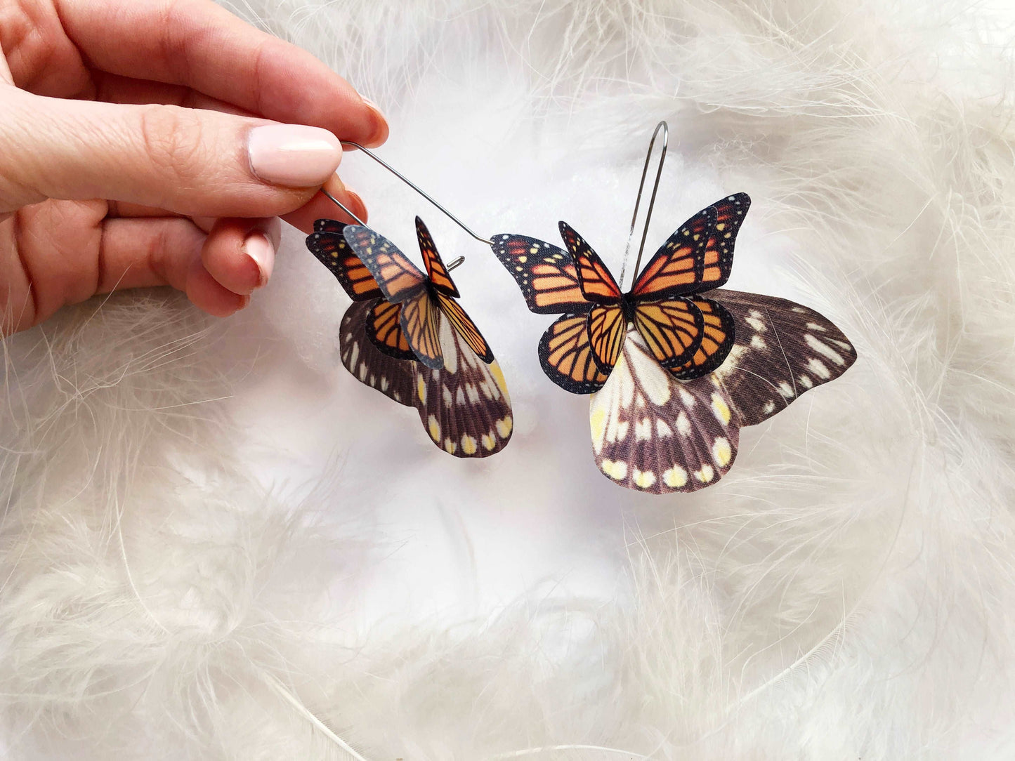 Bohemian butterfly earrings for a stylish statement