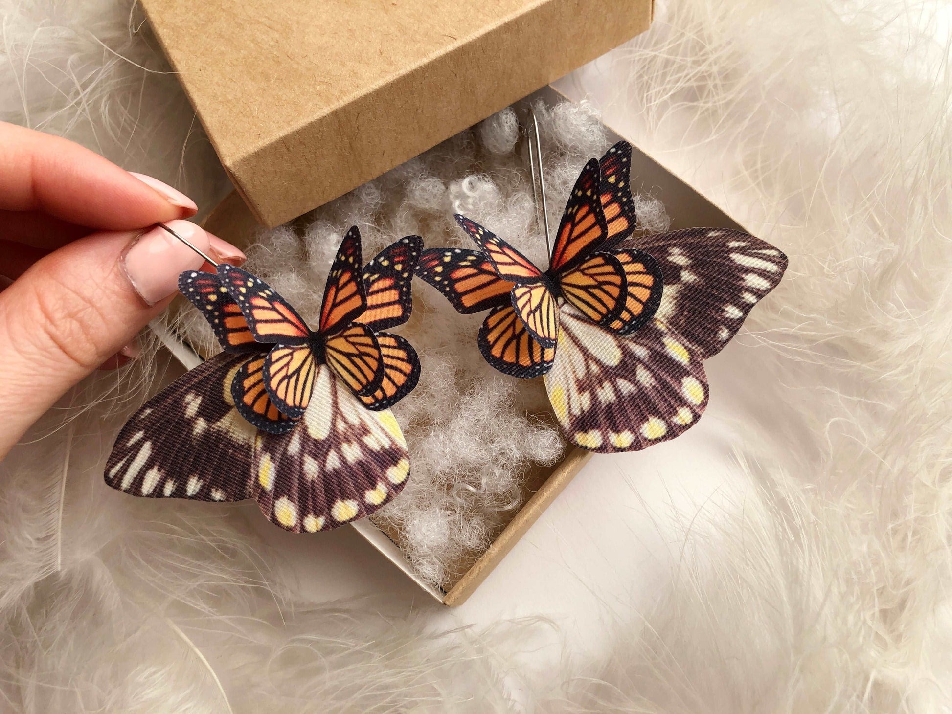 Unique butterfly earrings, a meaningful gift idea