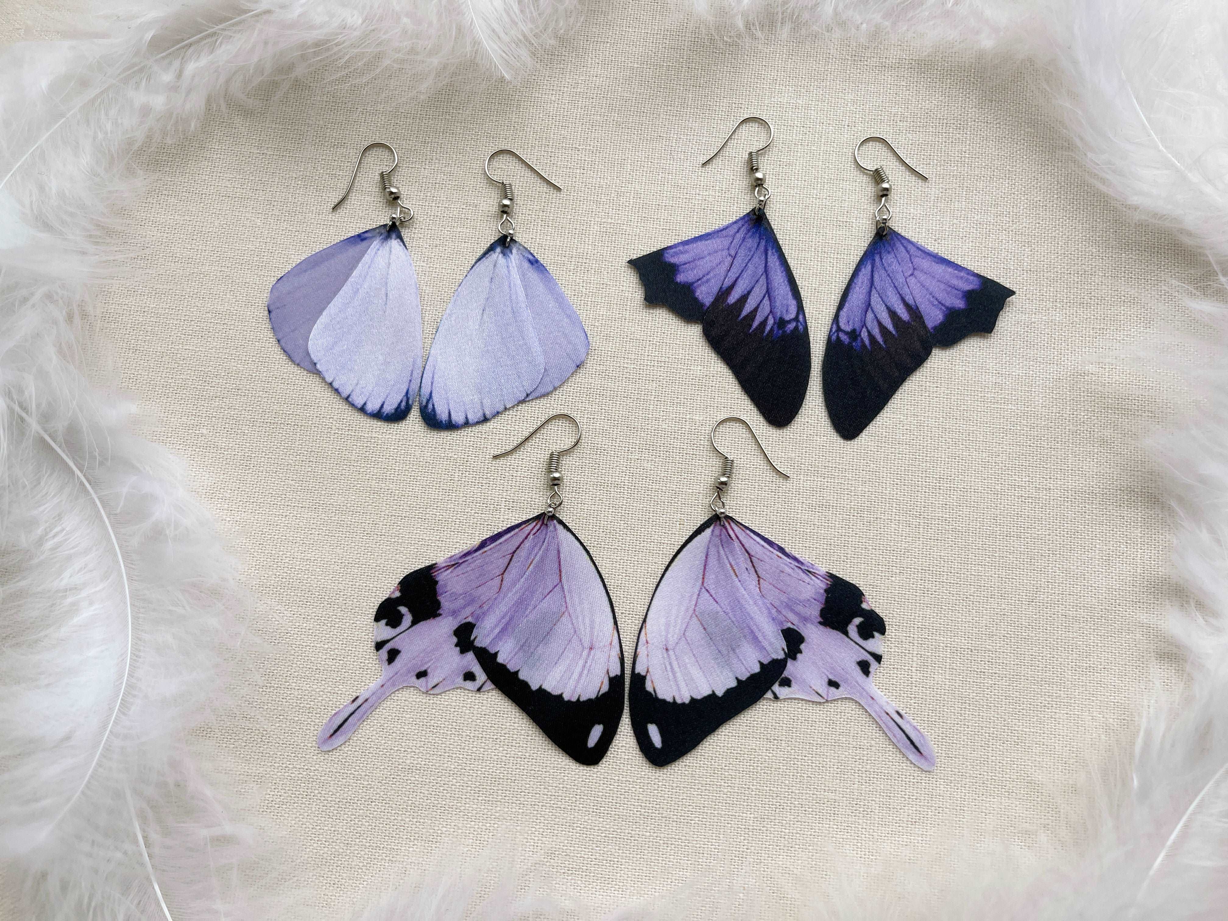 Colormix Butterfly French Wire Earrings | Zinnias Gift Boutique