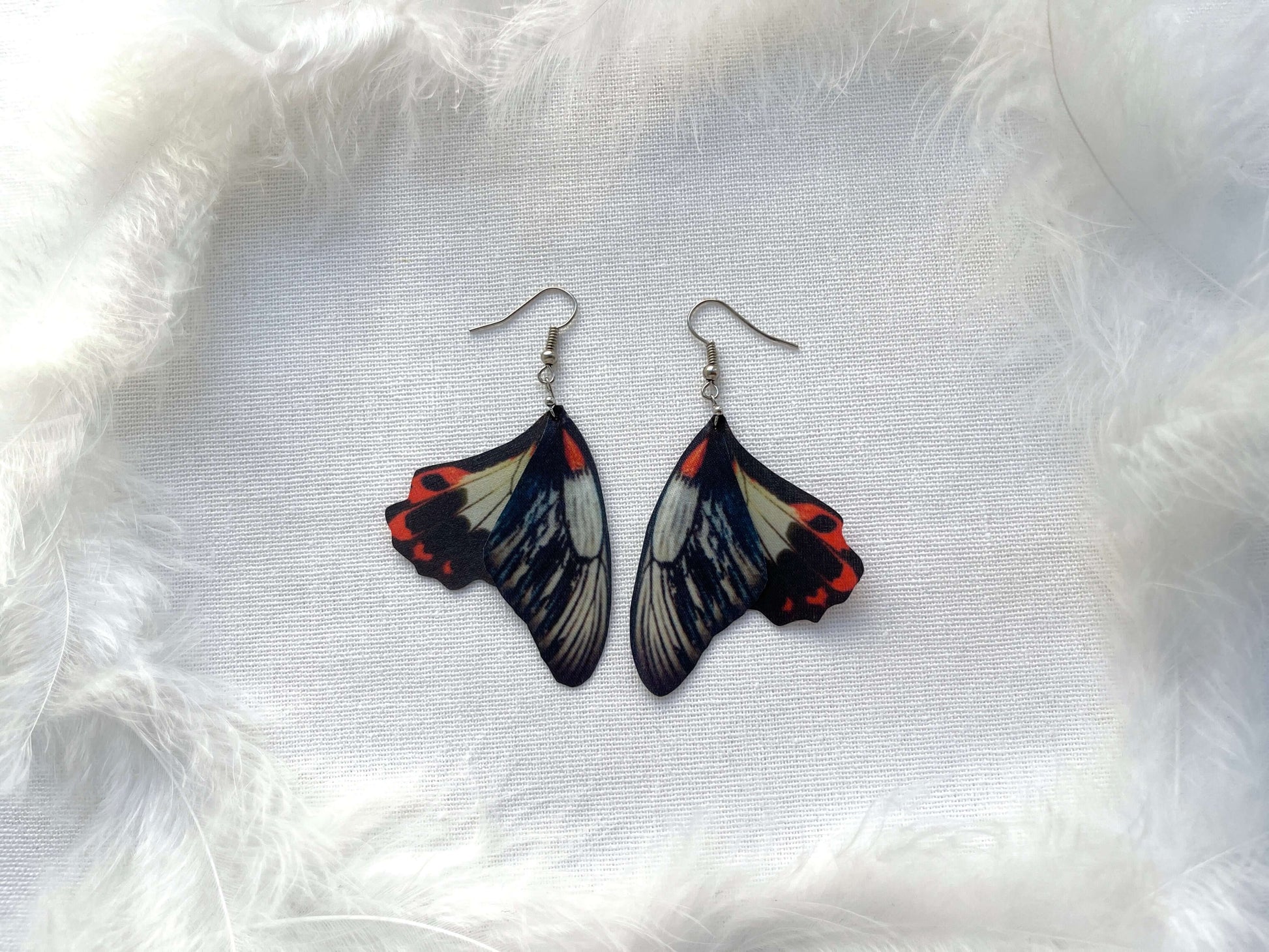 Whimsigoth Wing Earrings in Gothic Style with Intricate Design