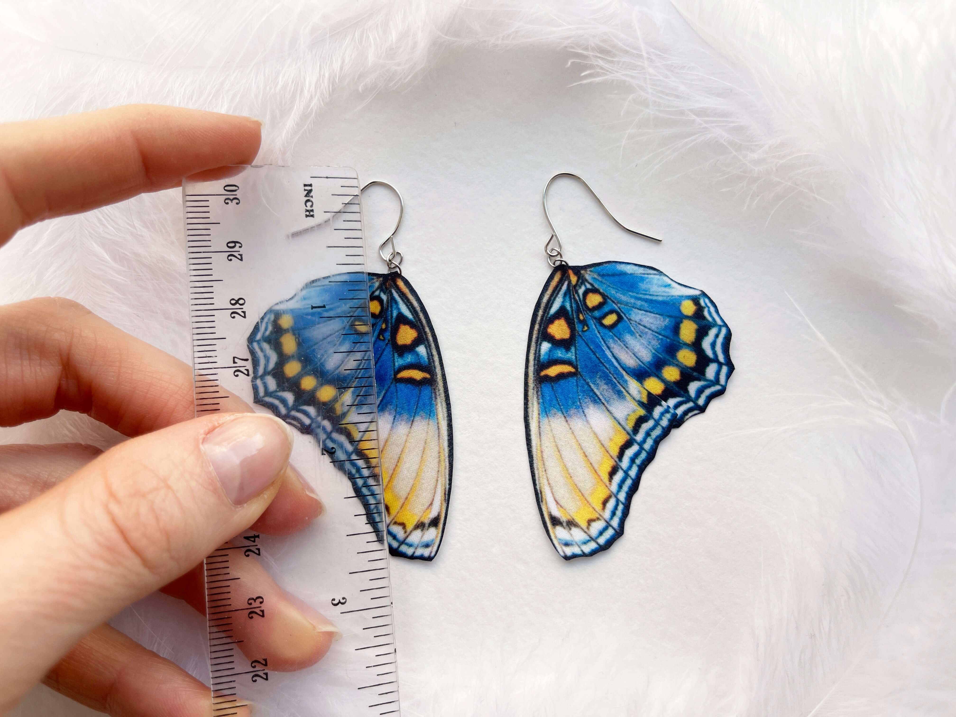 Holographic Butterfly Dangle Earrings Novelty Earrings Unique Earrings Fun  Earrings Pretty Earrings - Etsy