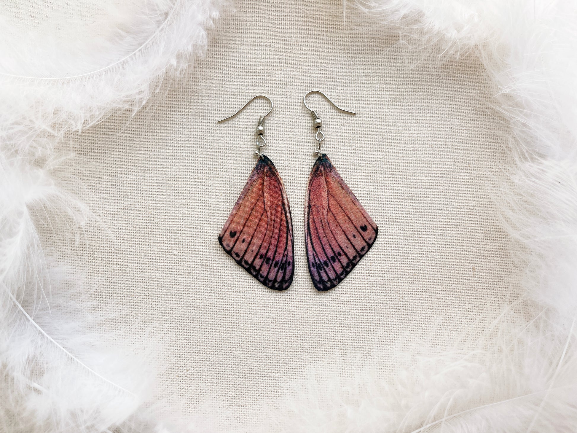 Cute Gift For Her - Novelty Butterfly Wing Earrings