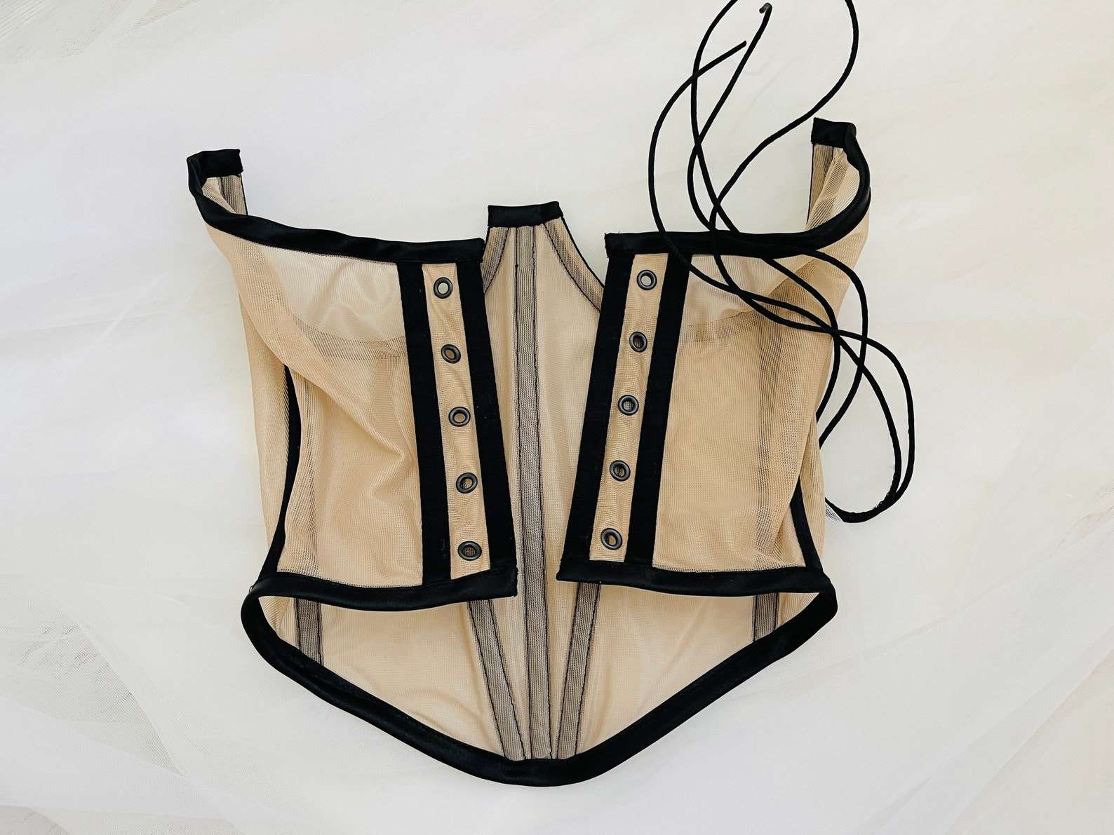 Handmade Cupless Corset Top Perfect Fit According to Your Measurements –  Silk Butterflies