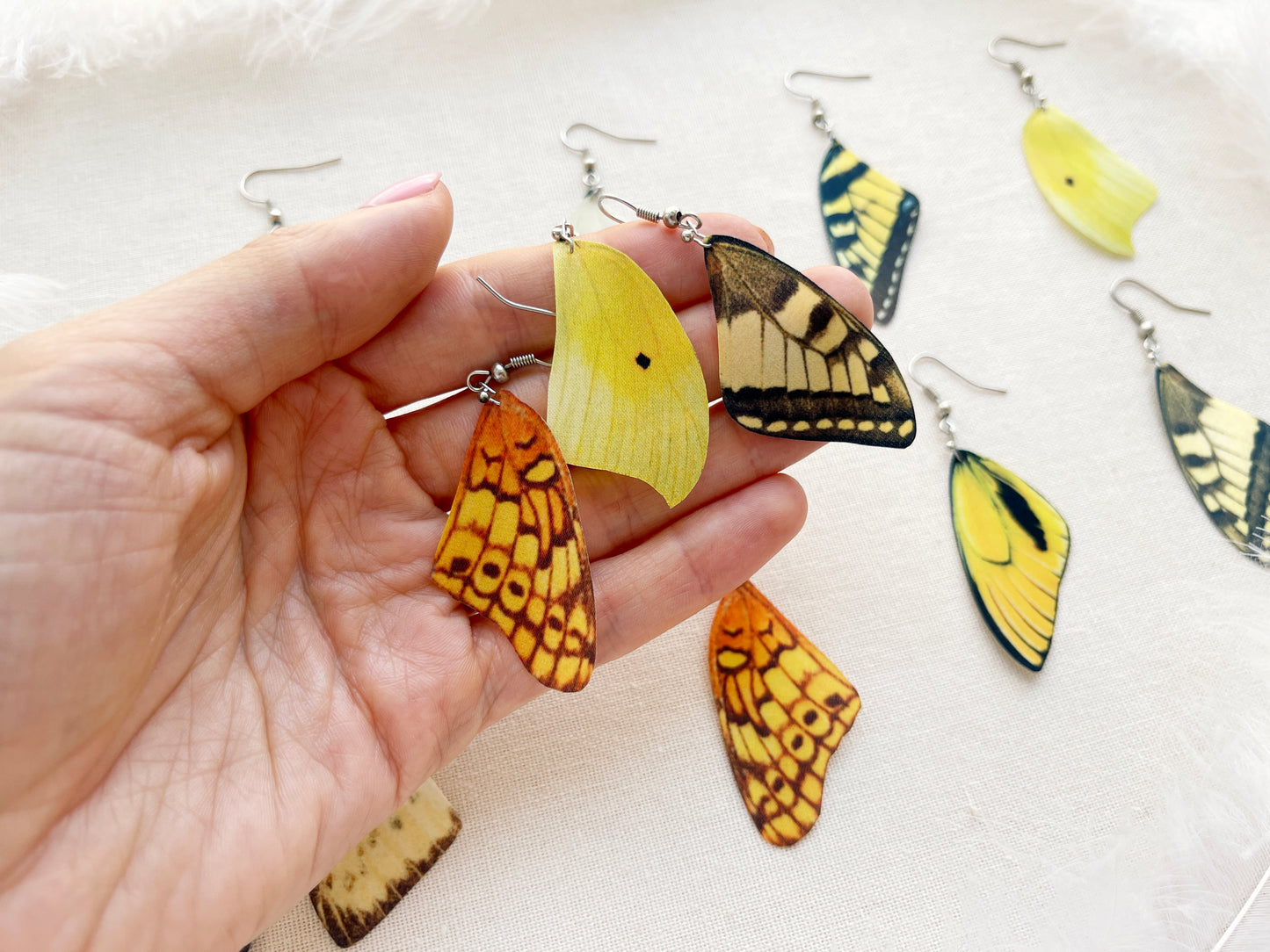 Perfect Gift for Anyone Who Loves Butterflies - Swallowtail Butterfly Wing Earrings